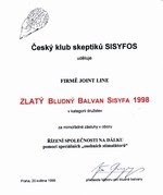 Zlat bludn balban sisyfa 1998